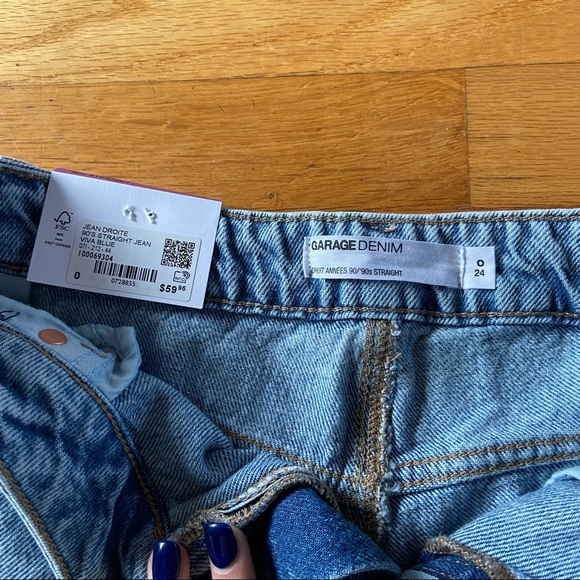 NWT Garage 90s straight jeans - Picture 3 of 5